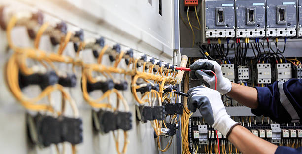 Professional Electrician technician working in Cranston, RI